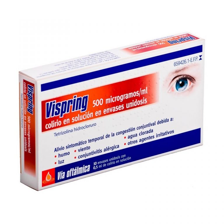 Comprar VISPRING 500 MICROGRAMOS/ML COLIRIO EN SOLUCION 10 MONODOSIS 0 ...
